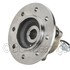 WE61267 by NTN - Wheel Bearing and Hub Assembly - Steel, Natural, with Wheel Studs