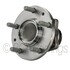 WE61257 by NTN - Wheel Bearing and Hub Assembly - Steel, Natural, with Wheel Studs