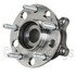 WE61259 by NTN - Wheel Bearing and Hub Assembly - Steel, Natural, with Wheel Studs