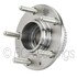 WE61285 by NTN - Wheel Bearing and Hub Assembly - Steel, Natural, with Wheel Studs