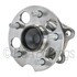 WE61277 by NTN - Wheel Bearing and Hub Assembly - Steel, Natural, with Wheel Studs