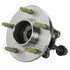 WE61307 by NTN - Wheel Bearing and Hub Assembly - Steel, Natural, with Wheel Studs