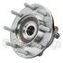 WE61313 by NTN - Wheel Bearing and Hub Assembly - Steel, Natural, with Wheel Studs