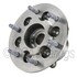 WE61331 by NTN - Wheel Bearing and Hub Assembly - Steel, Natural, with Wheel Studs