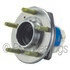 WE61335 by NTN - Wheel Bearing and Hub Assembly - Steel, Natural, with Wheel Studs