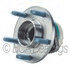 WE61339 by NTN - Wheel Bearing and Hub Assembly - Steel, Natural, with Wheel Studs