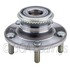 WE61321 by NTN - Wheel Bearing and Hub Assembly - Steel, Natural, with Wheel Studs