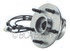 WE61362 by NTN - Wheel Bearing and Hub Assembly - Steel, Natural, with Wheel Studs
