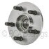 WE61340 by NTN - Wheel Bearing and Hub Assembly - Steel, Natural, with Wheel Studs