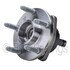 WE61344 by NTN - Wheel Bearing and Hub Assembly - Steel, Natural, with Wheel Studs