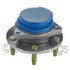 WE61381 by NTN - Wheel Bearing and Hub Assembly - Steel, Natural, with Wheel Studs