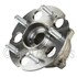 WE61383 by NTN - Wheel Bearing and Hub Assembly - Steel, Natural, with Wheel Studs