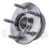 WE61369 by NTN - Wheel Bearing and Hub Assembly - Steel, Natural, with Wheel Studs