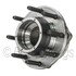 WE61403 by NTN - Wheel Bearing and Hub Assembly - Steel, Natural, with Wheel Studs