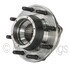 WE61404 by NTN - Wheel Bearing and Hub Assembly - Steel, Natural, with Wheel Studs