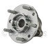 WE61390 by NTN - Wheel Bearing and Hub Assembly - Steel, Natural, with Wheel Studs