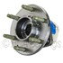 WE61441 by NTN - Wheel Bearing and Hub Assembly - Steel, Natural, with Wheel Studs