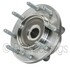 WE61417 by NTN - Wheel Bearing and Hub Assembly - Steel, Natural, with Wheel Studs