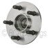 WE61452 by NTN - Wheel Bearing and Hub Assembly - Steel, Natural, with Wheel Studs