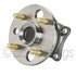 WE61453 by NTN - Wheel Bearing and Hub Assembly - Steel, Natural, with Wheel Studs