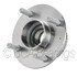 WE61454 by NTN - Wheel Bearing and Hub Assembly - Steel, Natural, with Wheel Studs