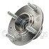 WE61466 by NTN - Wheel Bearing and Hub Assembly - Steel, Natural, with Wheel Studs