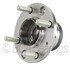 WE61469 by NTN - Wheel Bearing and Hub Assembly - Steel, Natural, with Wheel Studs