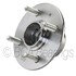 WE61472 by NTN - Wheel Bearing and Hub Assembly - Steel, Natural, with Wheel Studs