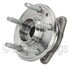 WE61481 by NTN - Wheel Bearing and Hub Assembly - Steel, Natural, with Wheel Studs