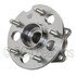 WE61485 by NTN - Wheel Bearing and Hub Assembly - Steel, Natural, with Wheel Studs