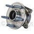 WE61493 by NTN - Wheel Bearing and Hub Assembly - Steel, Natural, with Wheel Studs