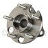 WE61497 by NTN - Wheel Bearing and Hub Assembly - Steel, Natural, with Wheel Studs