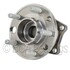 WE61490 by NTN - Wheel Bearing and Hub Assembly - Steel, Natural, with Wheel Studs