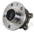 WE61491 by NTN - Wheel Bearing and Hub Assembly - Steel, Natural, without Wheel Studs