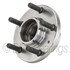 WE61516 by NTN - Wheel Bearing and Hub Assembly - Steel, Natural, with Wheel Studs