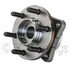 WE61517 by NTN - Wheel Bearing and Hub Assembly - Steel, Natural, with Wheel Studs