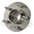 WE61509 by NTN - Wheel Bearing and Hub Assembly - Steel, Natural, with Wheel Studs