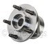 WE61510 by NTN - Wheel Bearing and Hub Assembly - Steel, Natural, with Wheel Studs