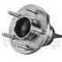 WE61527 by NTN - Wheel Bearing and Hub Assembly - Steel, Natural, with Wheel Studs