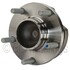 WE61531 by NTN - Wheel Bearing and Hub Assembly - Steel, Natural, with Wheel Studs