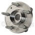 WE61532 by NTN - Wheel Bearing and Hub Assembly - Steel, Natural, with Wheel Studs