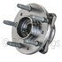 WE61521 by NTN - Wheel Bearing and Hub Assembly - Steel, Natural, with Wheel Studs