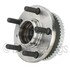 WE61525 by NTN - Wheel Bearing and Hub Assembly - Steel, Natural, with Wheel Studs