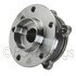 WE61545 by NTN - Wheel Bearing and Hub Assembly - Steel, Natural, without Wheel Studs