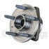 WE61547 by NTN - Wheel Bearing and Hub Assembly - Steel, Natural, with Wheel Studs