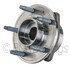 WE61548 by NTN - Wheel Bearing and Hub Assembly - Steel, Natural, with Wheel Studs