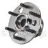 WE61550 by NTN - Wheel Bearing and Hub Assembly - Steel, Natural, with Wheel Studs