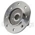 WE61552 by NTN - Wheel Bearing and Hub Assembly - Steel, Natural, with Wheel Studs