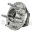 WE61541 by NTN - Wheel Bearing and Hub Assembly - Steel, Natural, with Wheel Studs