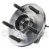 WE61543 by NTN - Wheel Bearing and Hub Assembly - Steel, Natural, with Wheel Studs
